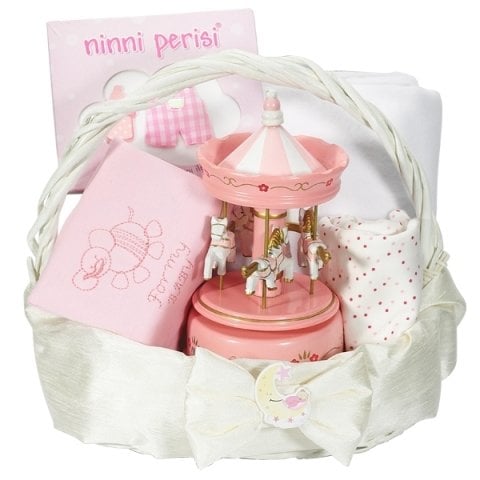Tatlı Kızım Ninnilerle Uyusunda büyüsün - Yenidoğan bebek hediye sepeti
