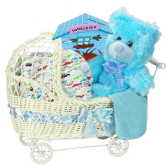 Bebeğim Arabasıyla Gezmelere Gidiyor - Bebek Hediye Sepeti