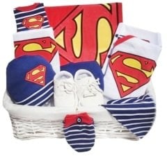 Süperman Bebek Hediye Sepeti
