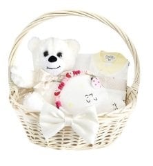 Mutlu Bebek Hediye Sepeti Emzik Askılı